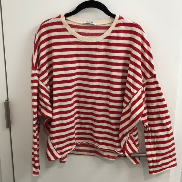 white striped shirt zara 